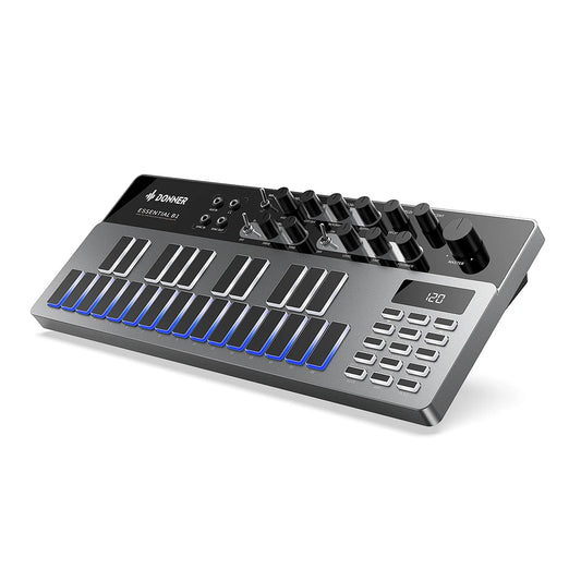 Donner B1 Analog Bass Synthesizer Sequencer Controller Beat Maker Drum Machine